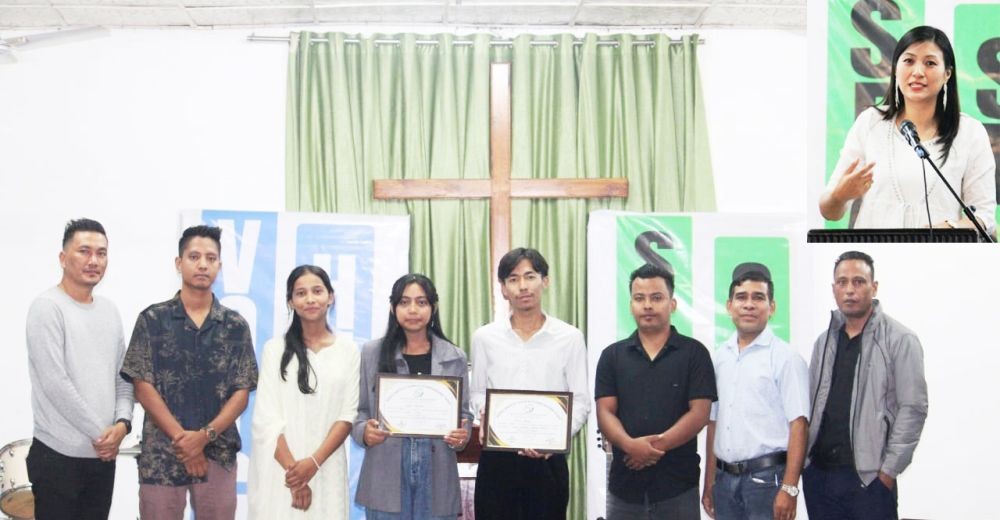 The winners of Nepali Gospel Singing Competition Voice Hunt Season-VII and others on November 10.